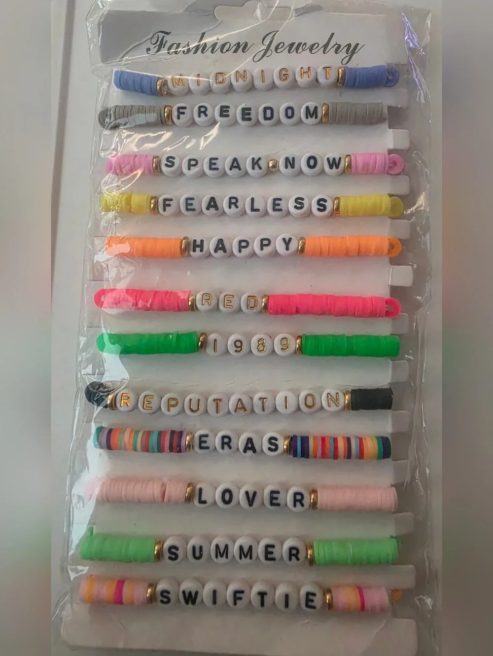 New Taylor Swift Eras Tour Ser Of 12 friendship bracelets